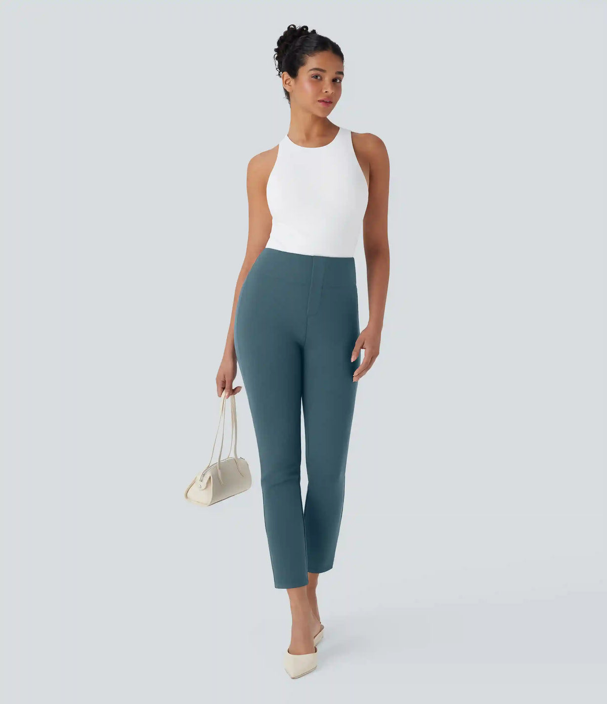 Halara Flex™ High Waisted Pocket Tapered Cropped Work Pants
