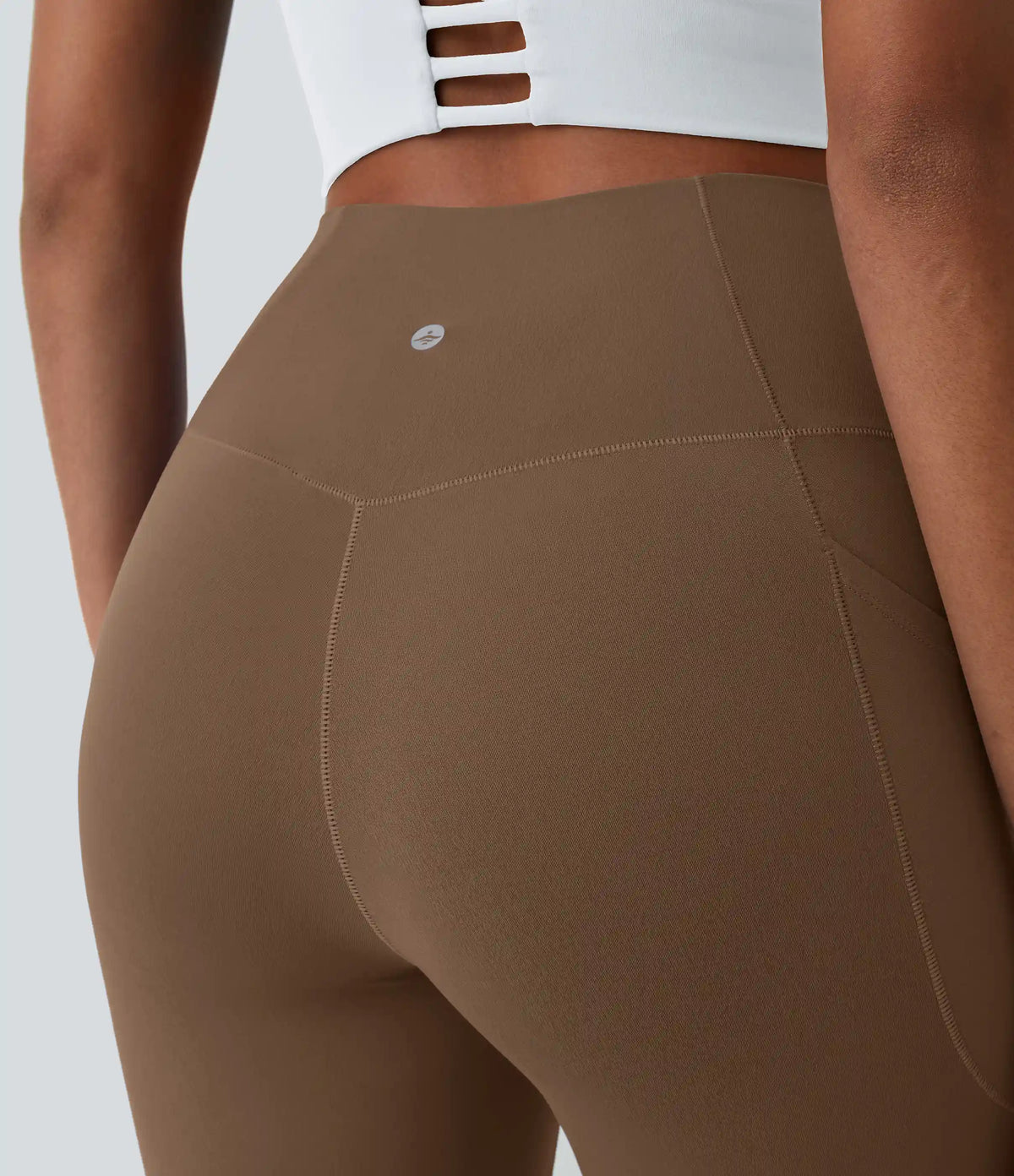 SoftlyZero™ Crossover Pocket Plain Leggings