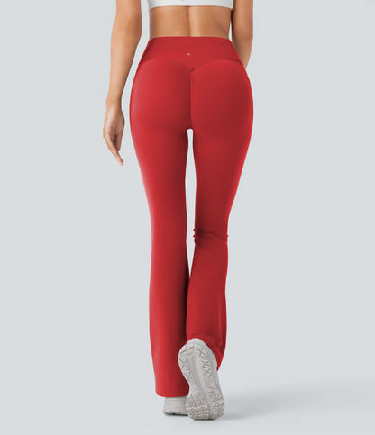 Halara UltraSculpt™ High Waisted Scrunch Butt Lifting Tummy Control Pocket Shaping Yoga Bootcut Leggings