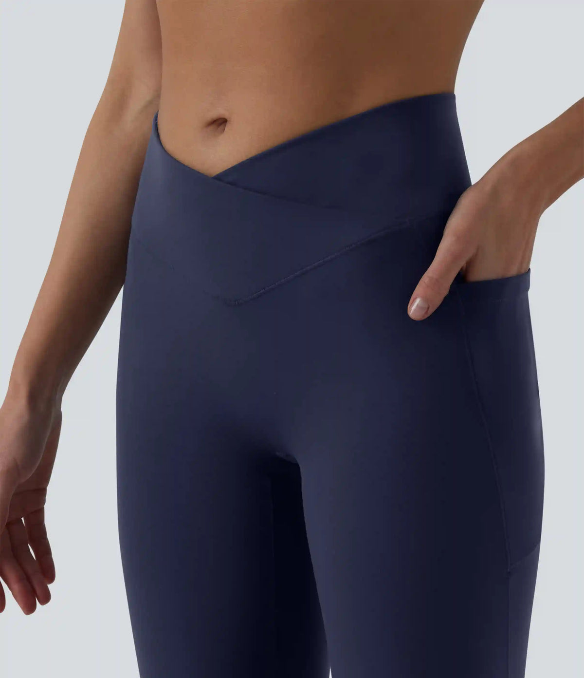 SoftlyZero™ High Waisted Crossover Dance Joggers with Pockets