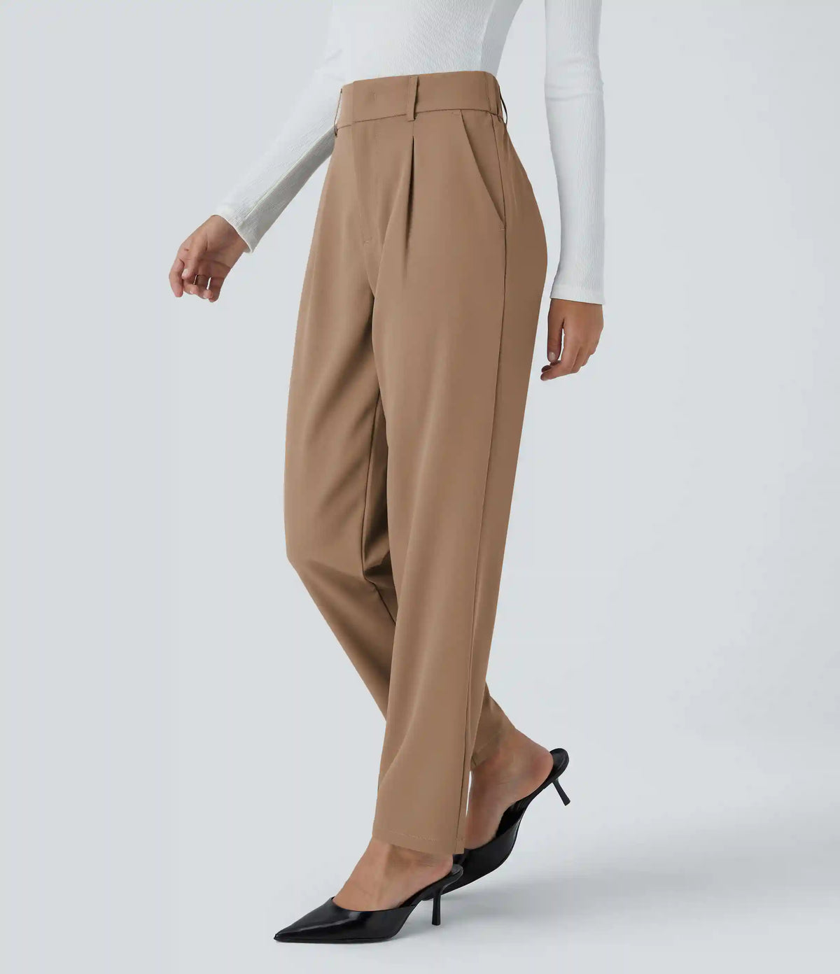 Halara Flex™ High Waisted Pocket Solid Work Tapered Pants