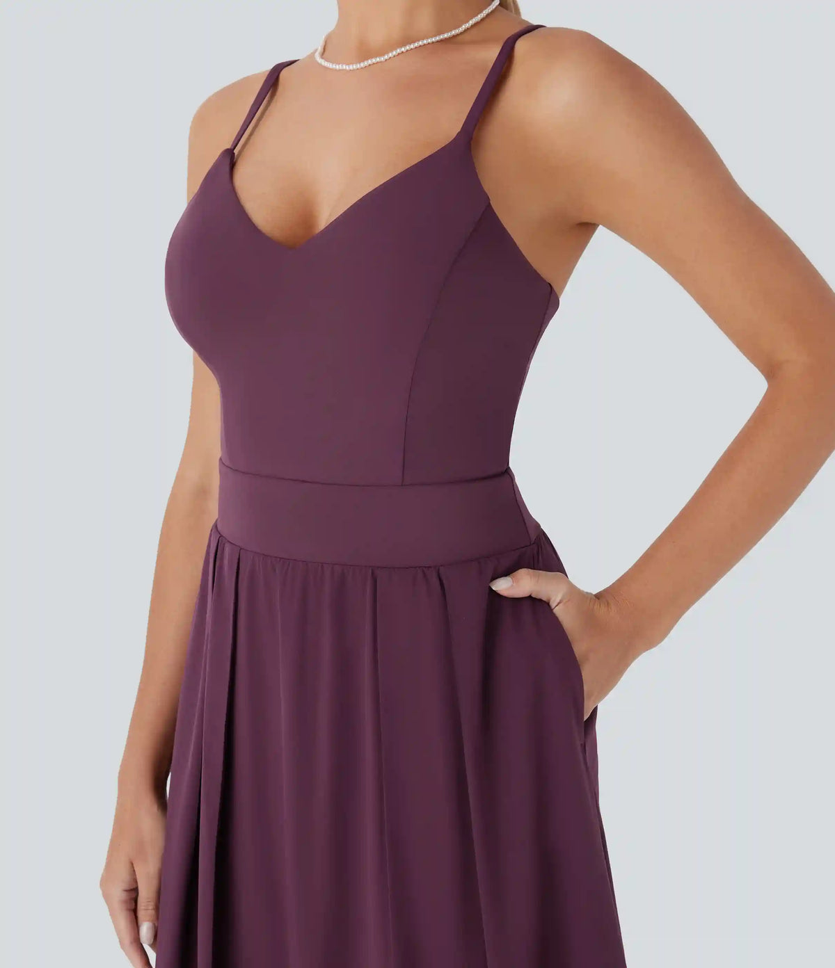 Breezeful™ Pocket Flowy Quick Dry Maxi Slip Dress
