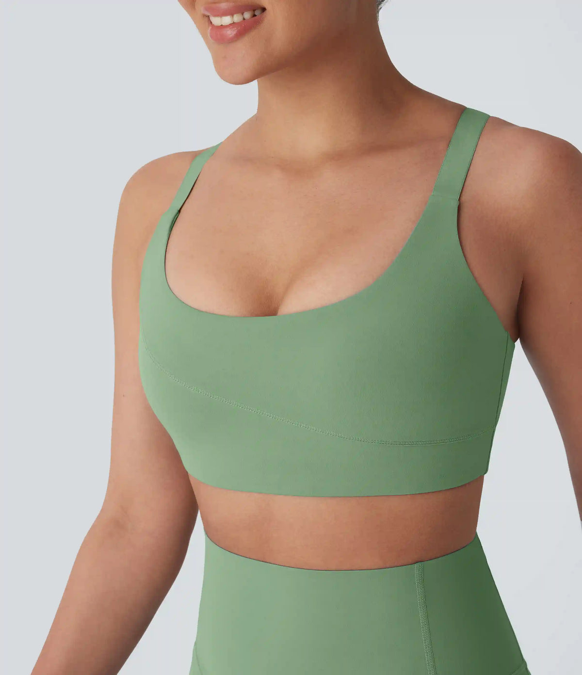 Halara UltraSculpt™ Medium Support U Neck Workout Sports Bra A-D Cups