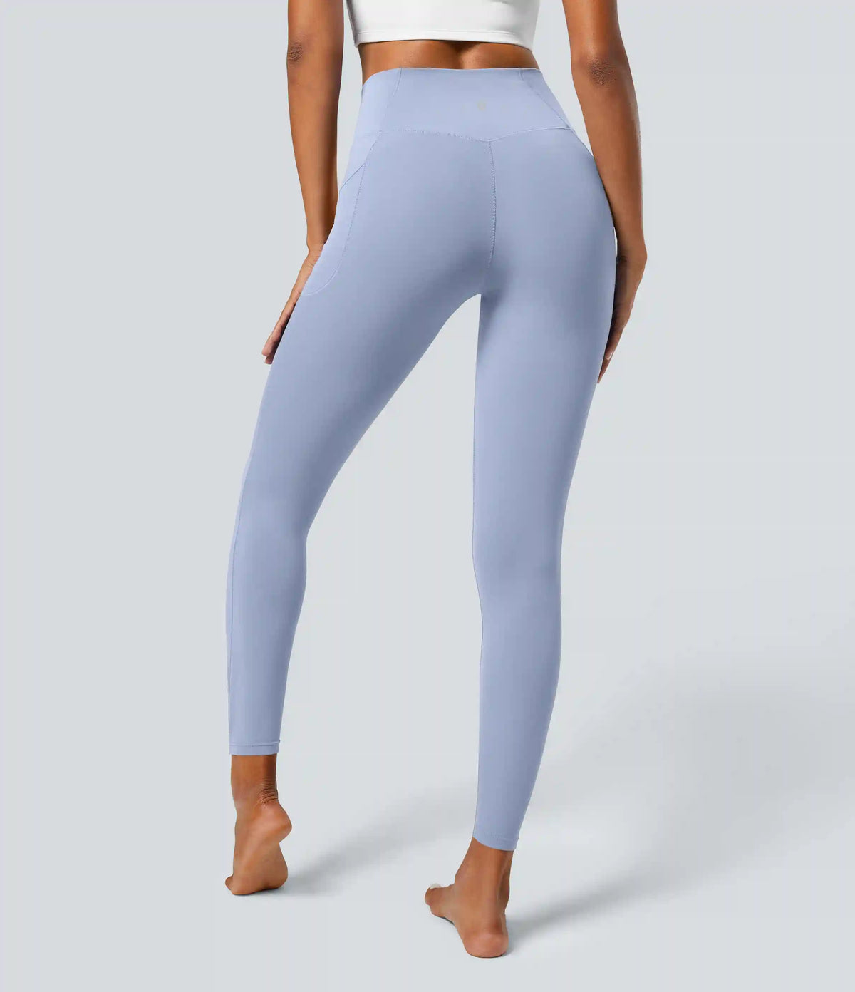 SoftlyZero™ Crossover Pocket Plain Leggings