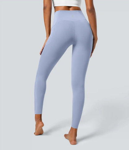 SoftlyZero™ Crossover Pocket Plain Leggings