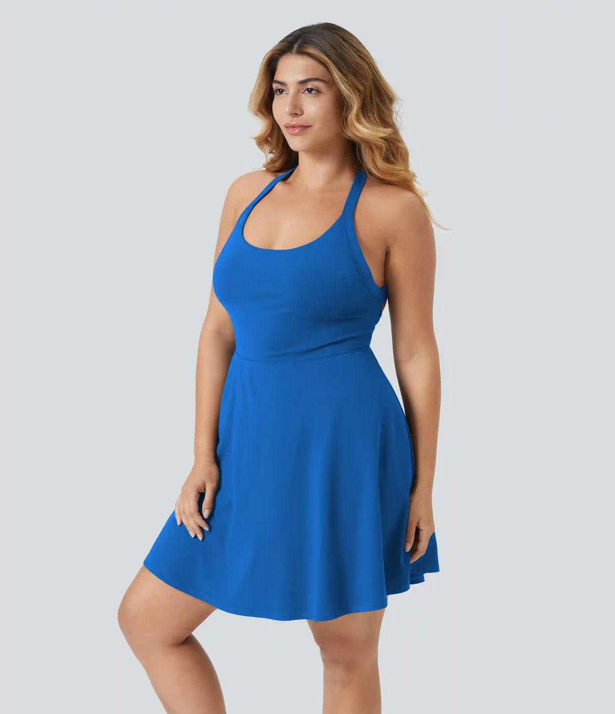 Flare Dance Plus Size Active Dress-Longer Length-Easy Peezy Edition