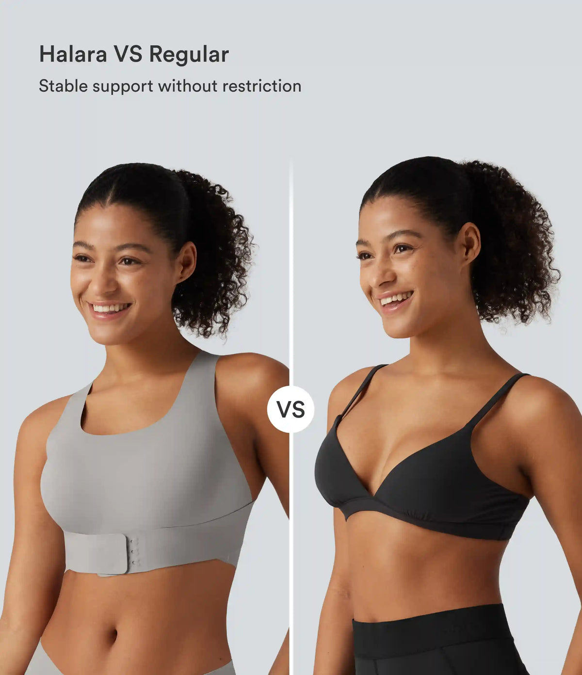 U Neck Crisscross Casual Bralette with Built-in Bra for B-DD Cups