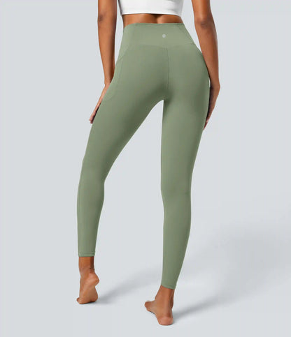 SoftlyZero™ Crossover Pocket Plain Leggings