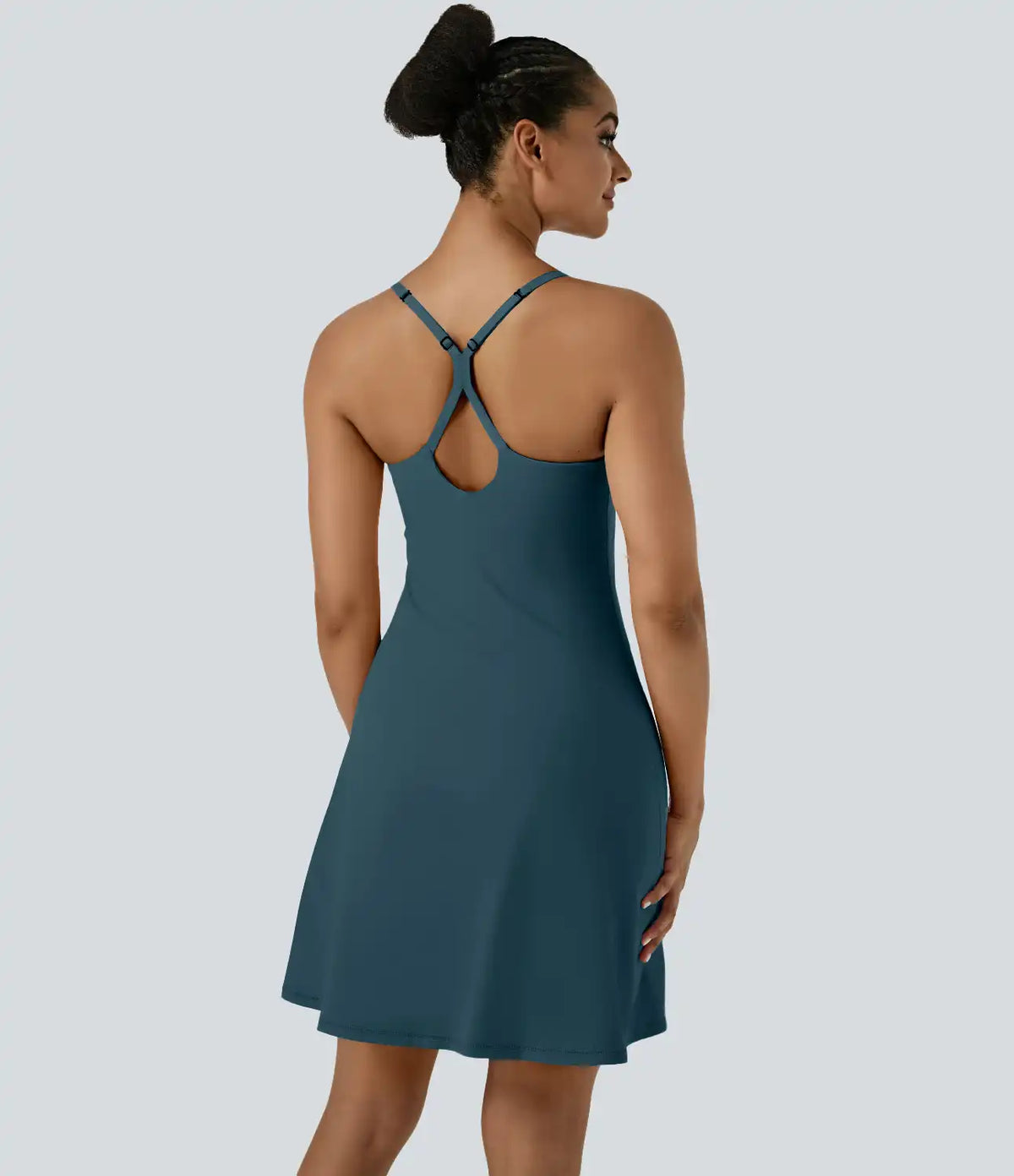 SoftlyZero™ Airy Cut Out 2-in-1 Pocket InstantCool Longer Active Dress