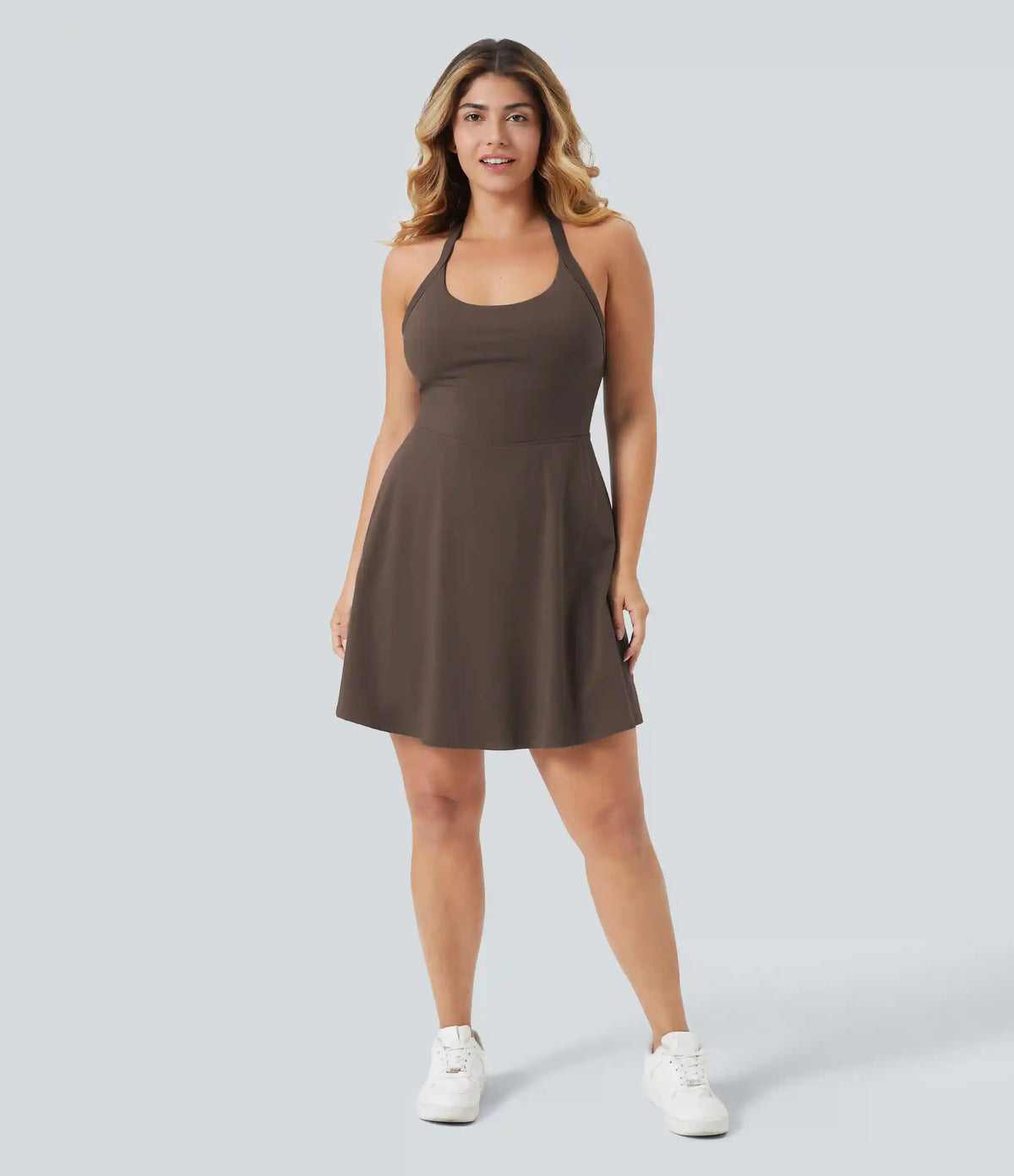 Flare Dance Plus Size Active Dress-Longer Length-Easy Peezy Edition