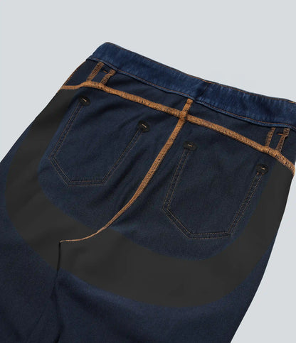Halara Flex™ High Waisted Tummy Control Butt Lifting Denim Casual Bootcut Leggings with Pockets