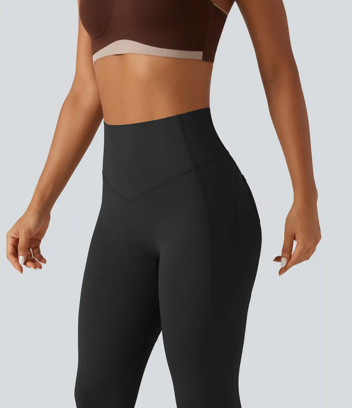 Halara UltraSculpt™ High Waisted Tummy Control Ruched Yoga Leggings with Pockets