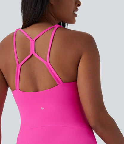 SoftlyZero™ 2-in-1 Pocket Mini Yoga Active Dress-Easy Peezy Edition