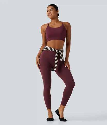 SoftlyZero™ Airy Scoop Neck Built-in Bra InstantCool Cropped Yoga Tank Top