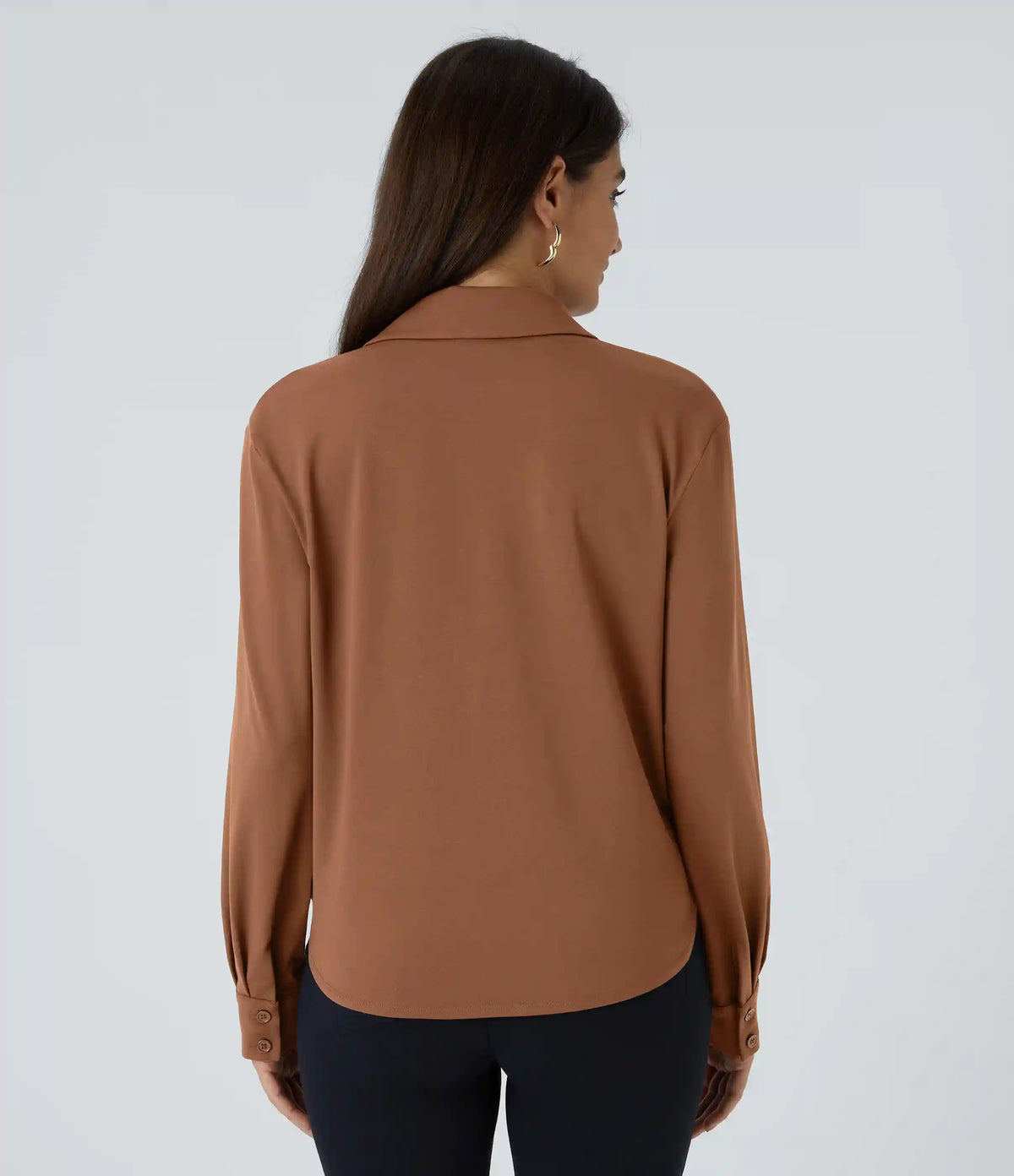 Crossover Long Sleeve Work Shirt