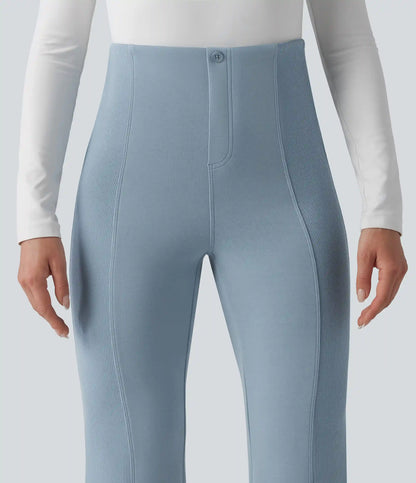 SpacerTek™ High Waisted Tummy Control Flare Casual Pants