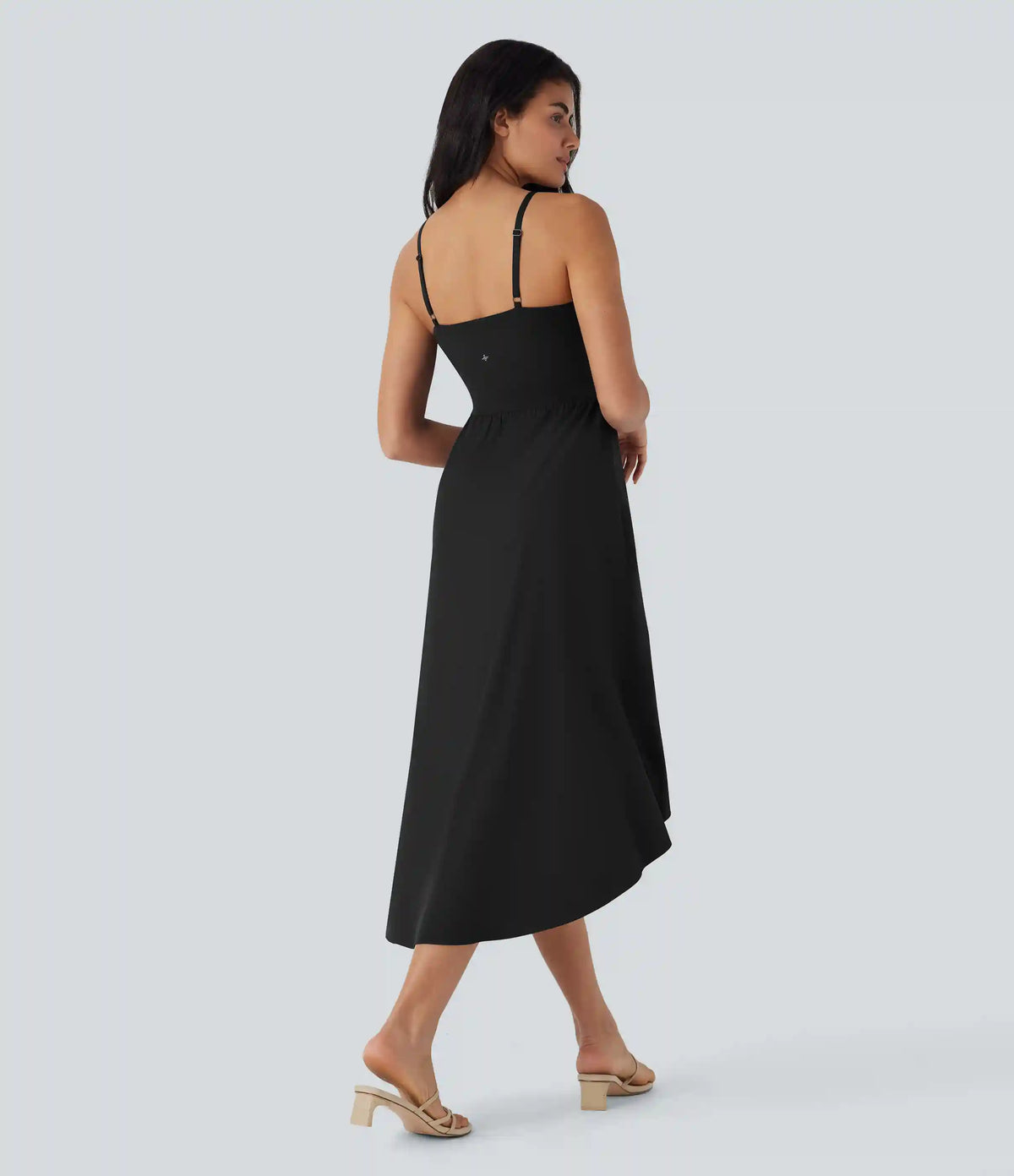 Breezeful™ High Low 2-Piece Flowy Midi Quick Dry Casual Dress with Pocket DD-F Cups