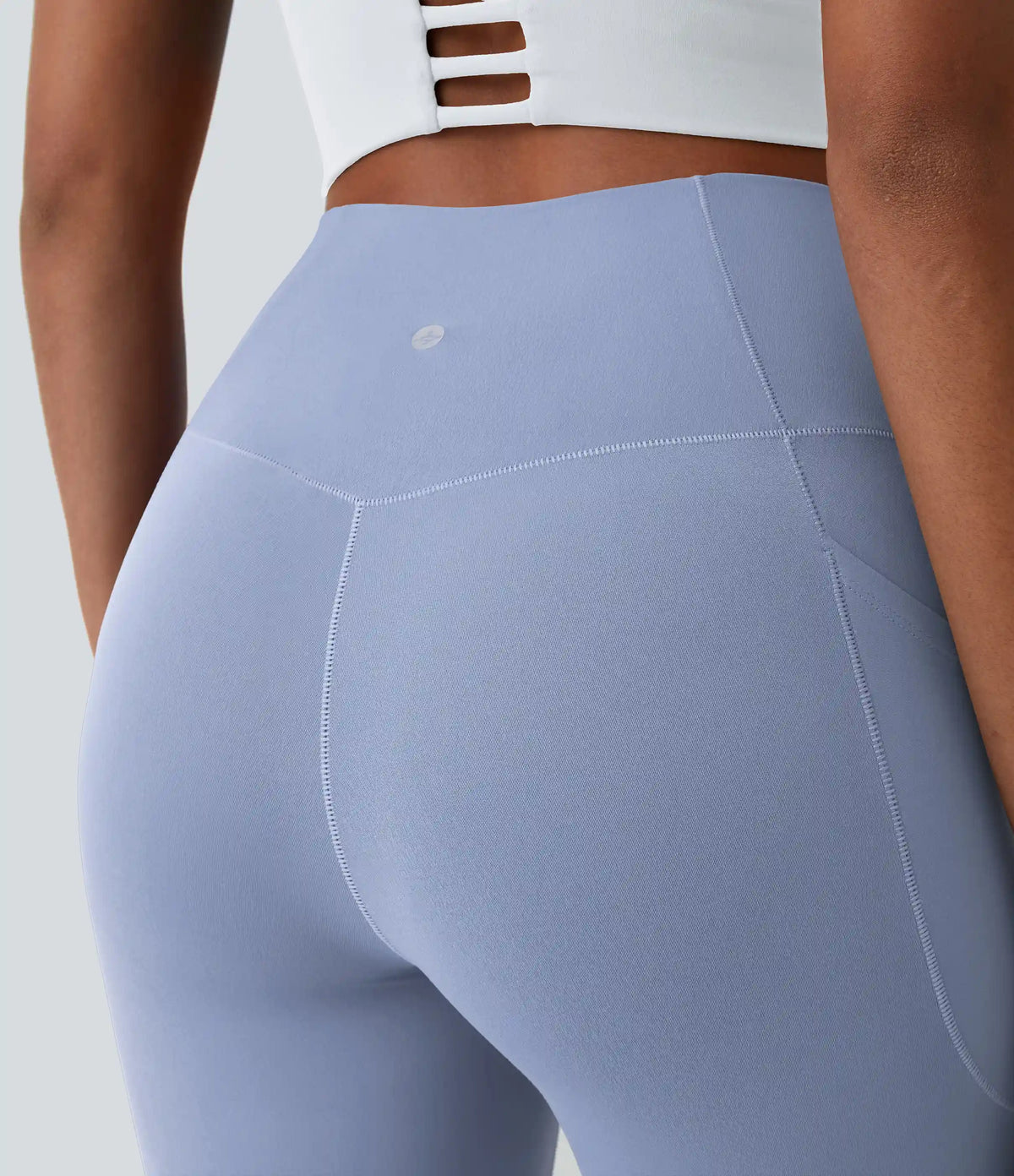SoftlyZero™ Crossover Pocket Plain Leggings