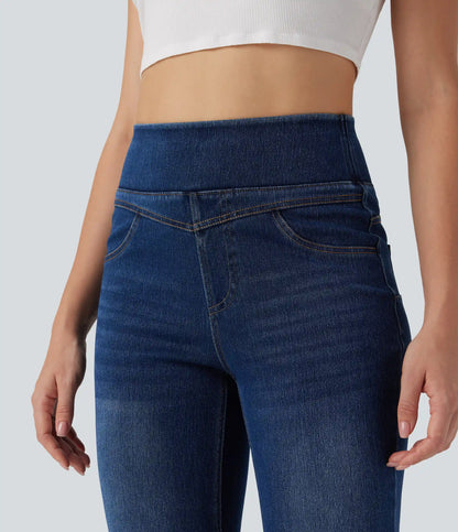 Halara Flex™ High Waisted Denim Casual Skinny 7/8 Leggings with Pockets