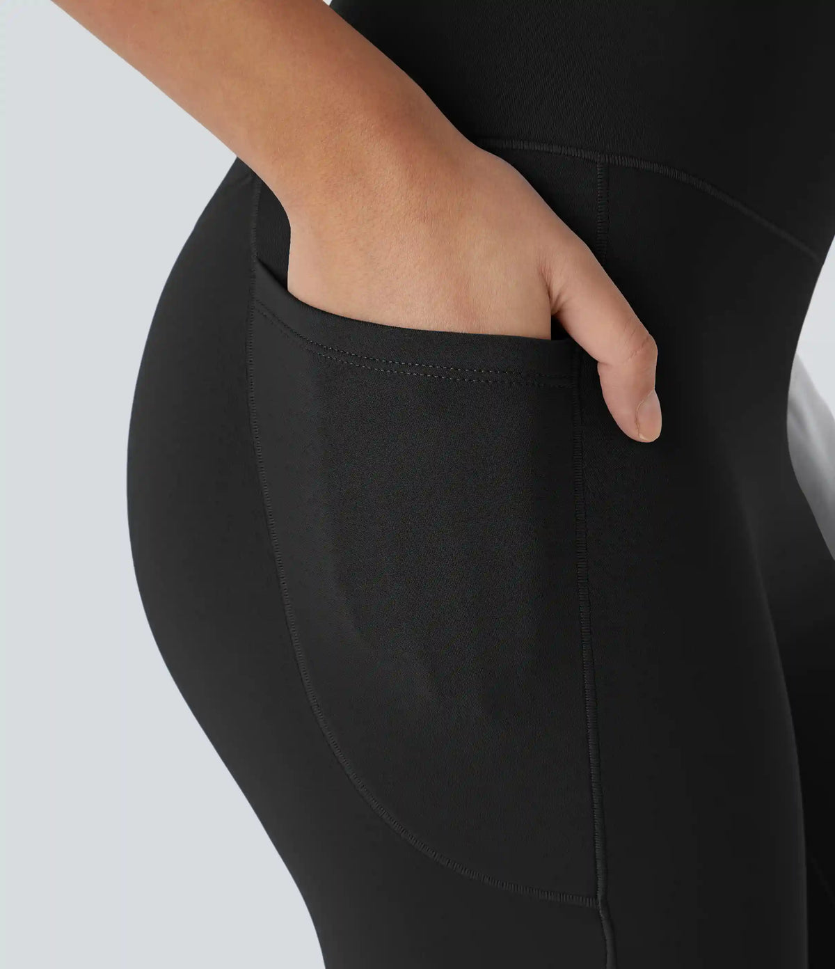 SoftlyZero™ Plush Thermal High Waisted Pocket Skinny 7/8 Yoga Leggings