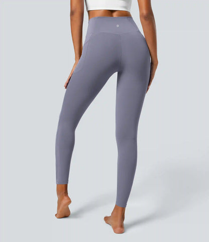 SoftlyZero™ Crossover Pocket Plain Leggings