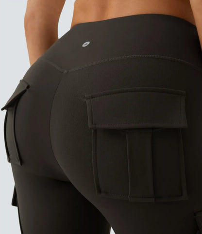 DayStretch High Waisted Cargo Pocket Skinny Yoga Leggings