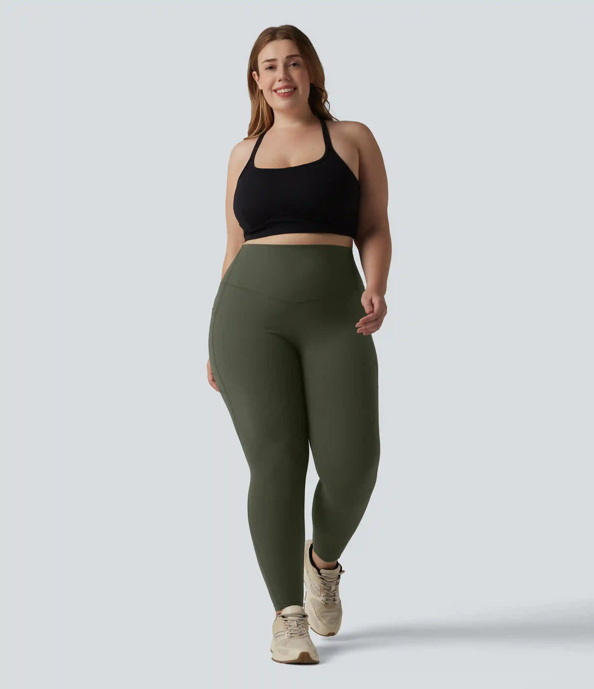 Halara UltraSculpt™ High Waisted Tummy Control Pocket Shaping Training Plus Size Leggings