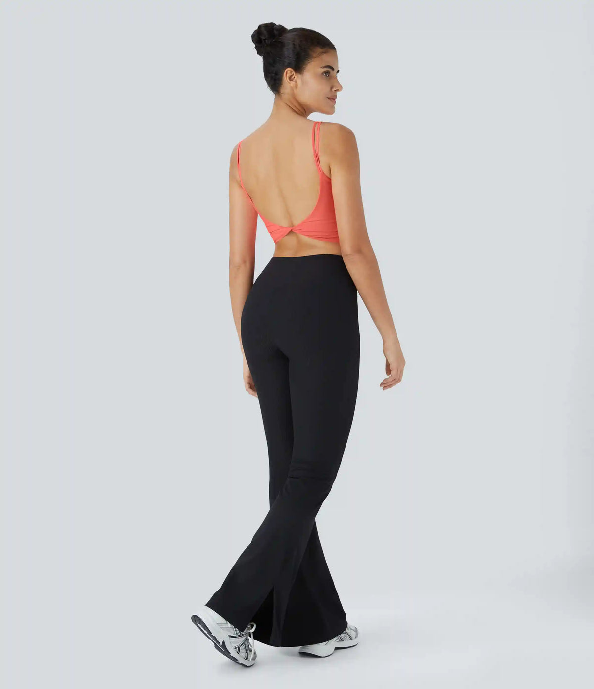 Double Straps Cropped Yoga Tank Top