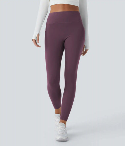 SoftlyZero™ Plush Thermal High Waisted Pocket Skinny 7/8 Yoga Leggings