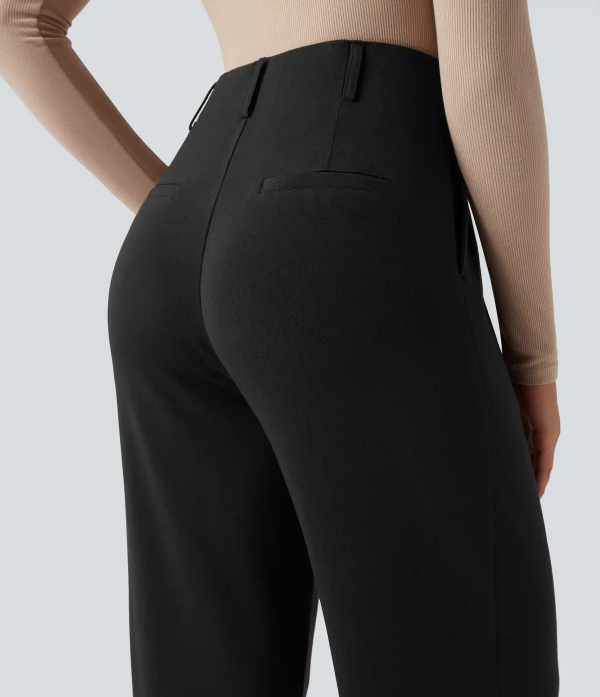High Waisted Thermal Work Pants with Pockets