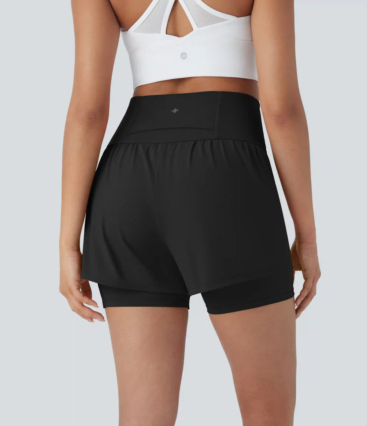 SoftlyZero™ Airy Super High Waisted 2-in-1 InstantCool Yoga Shorts 5'' with Pockets