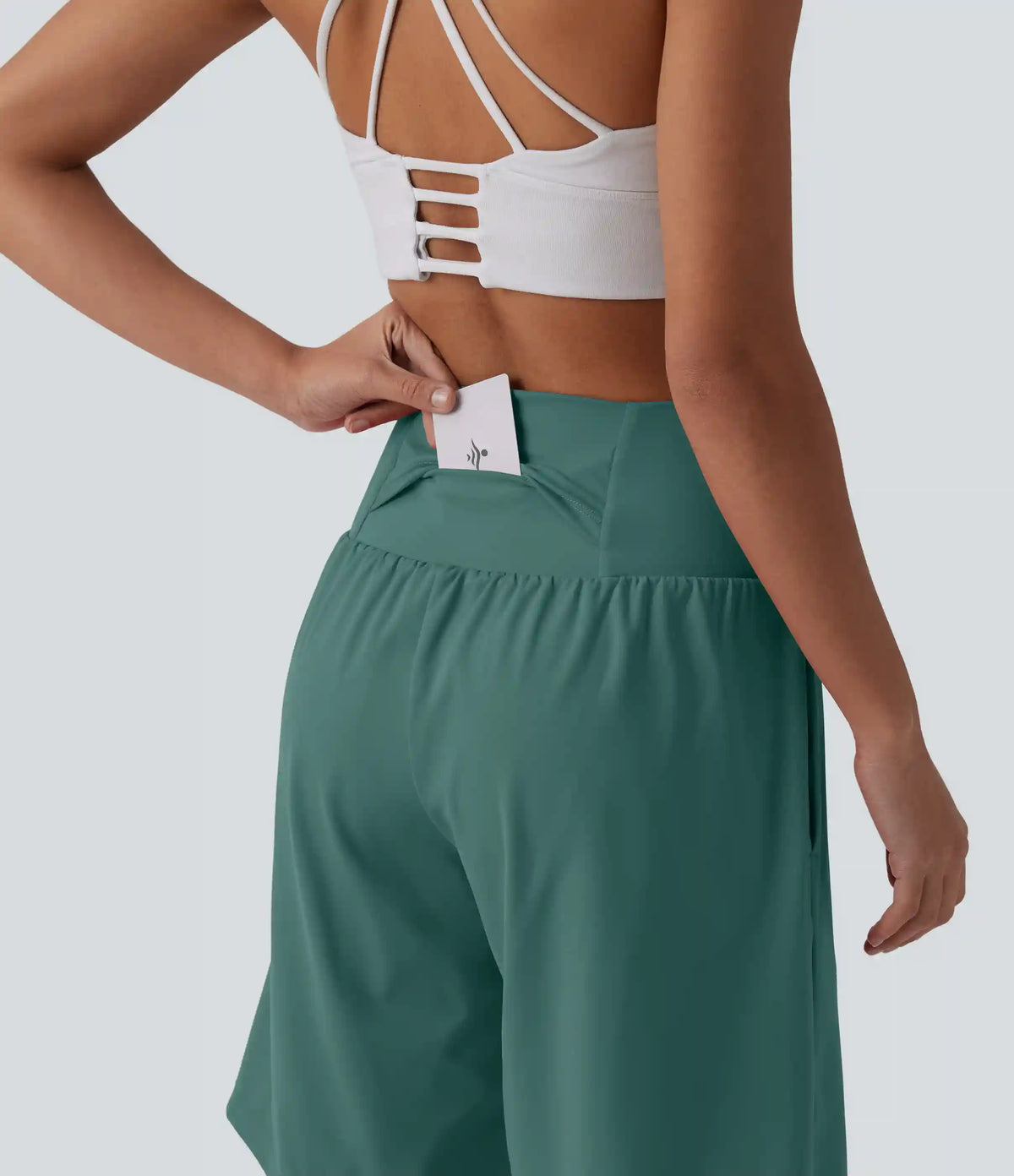 SoftlyZero™ Airy Super High Waisted 2-in-1 InstantCool Yoga Shorts 9" with Pockets