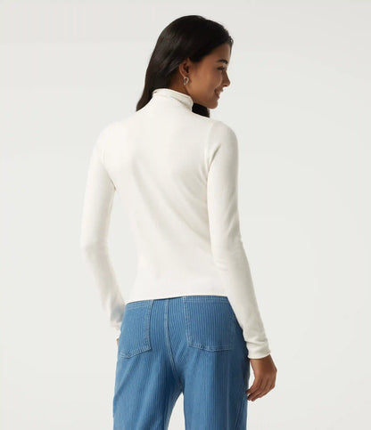 High Neck Long Sleeve Work Sweater