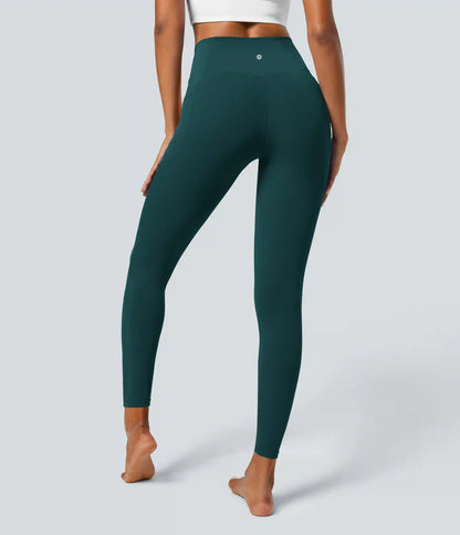 SoftlyZero™ Crossover Pocket Plain Leggings