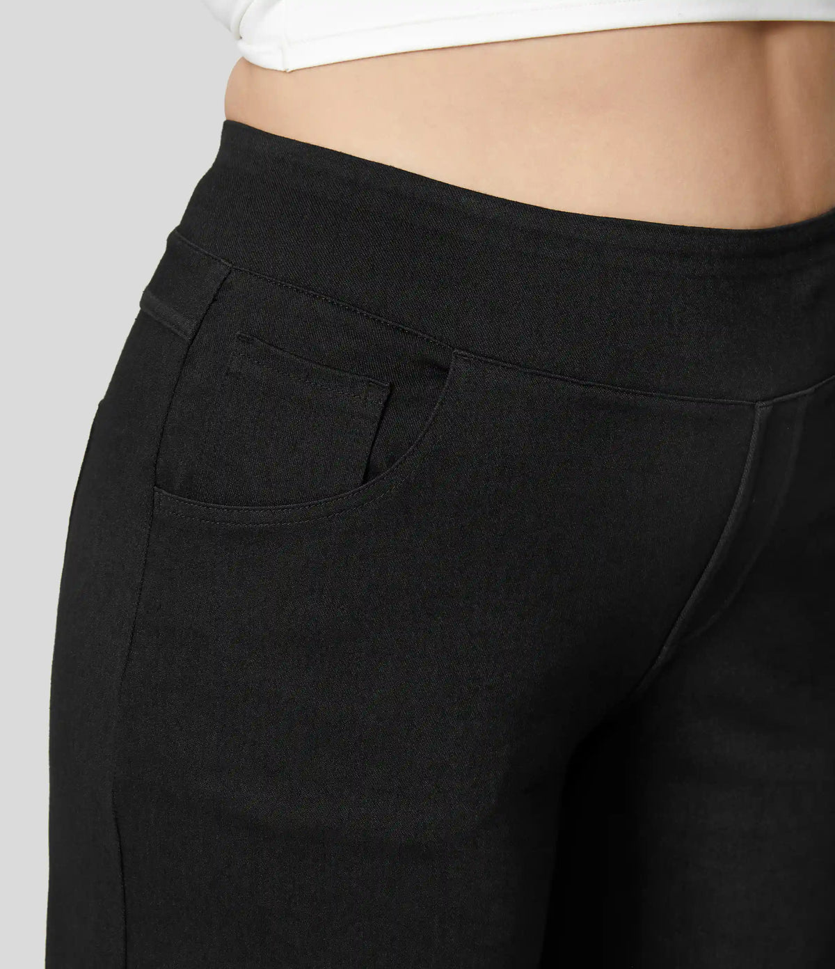 Halara Flex™ High Waisted Pockets Baggy Wide Leg Loose Casual Plus Size Jeans