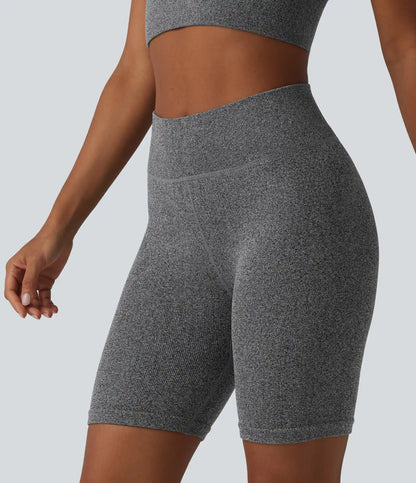 OneForm Seamless Flow High Waisted Casual Biker Shorts