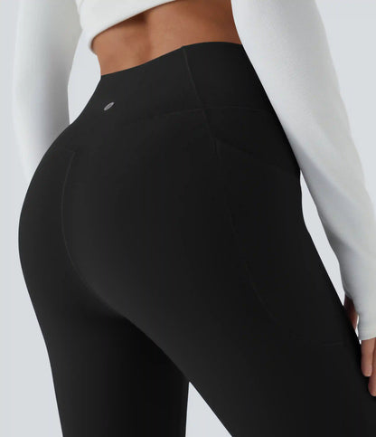 SoftlyZero™ Plush Thermal High Waisted Pocket Skinny 7/8 Yoga Leggings