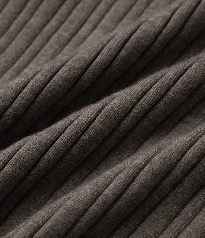 Lapel Long Sleeve Work Sweater