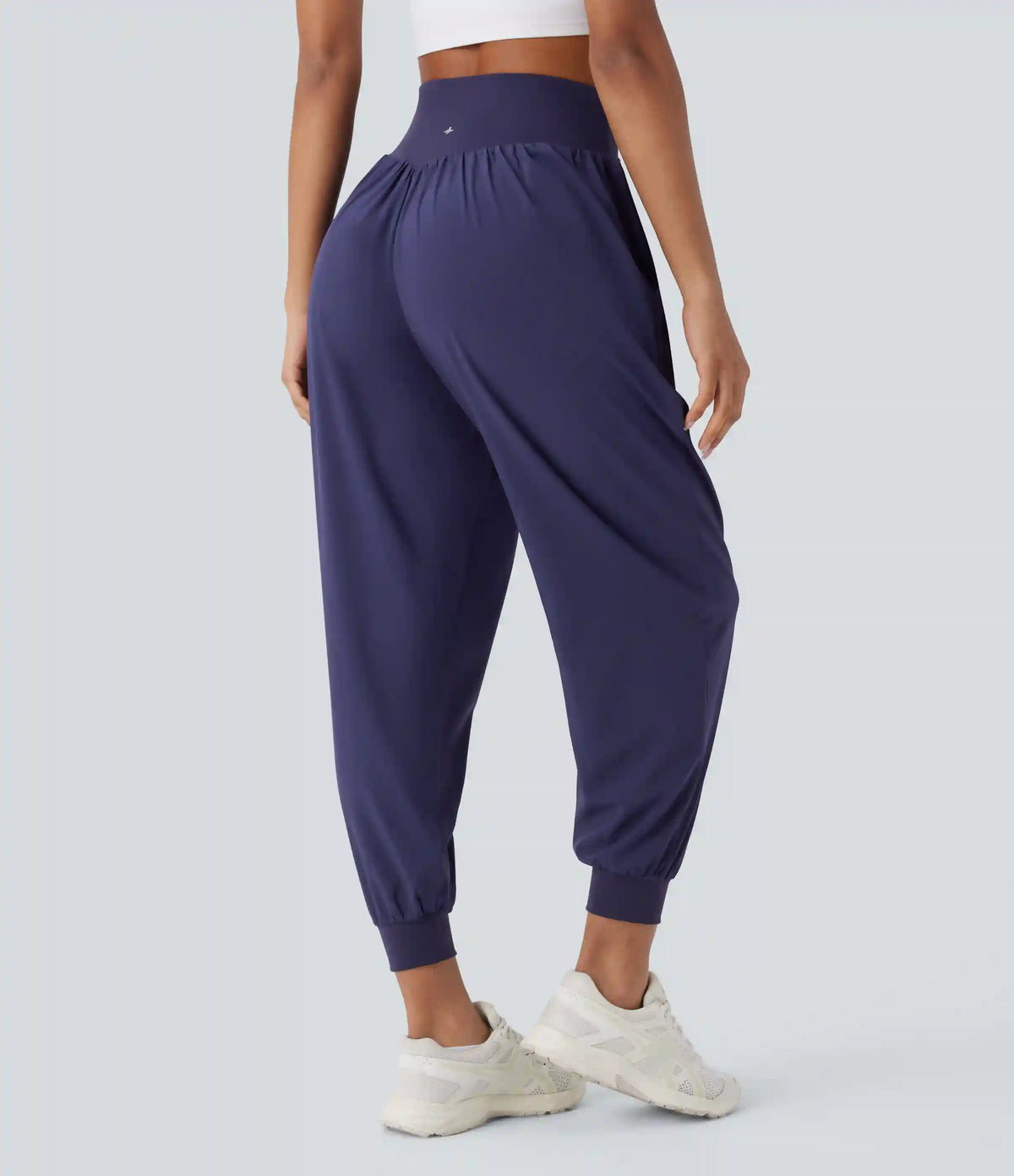 Breezeful™ Crossover High Waisted Pockets Quick Dry Yoga Joggers