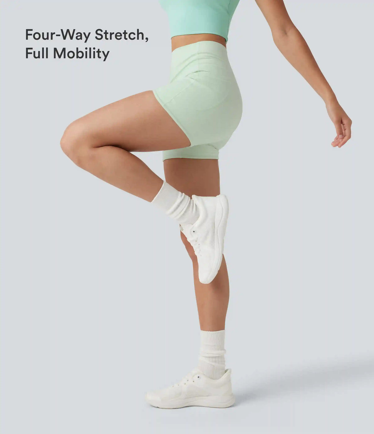 Halara UltraSculpt™ High Waisted Tummy Control Shaping Training Biker Shorts 3'' with Pockets