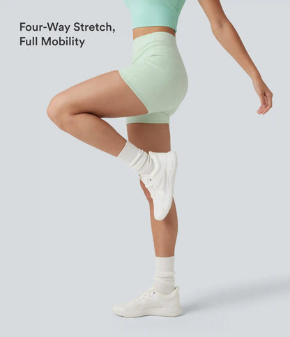 Halara UltraSculpt™ High Waisted Tummy Control Shaping Training Biker Shorts 3'' with Pockets