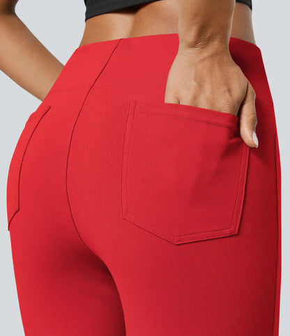 Halara Flex™ High Waisted Back Side Pocket Slight Flare Work Pants