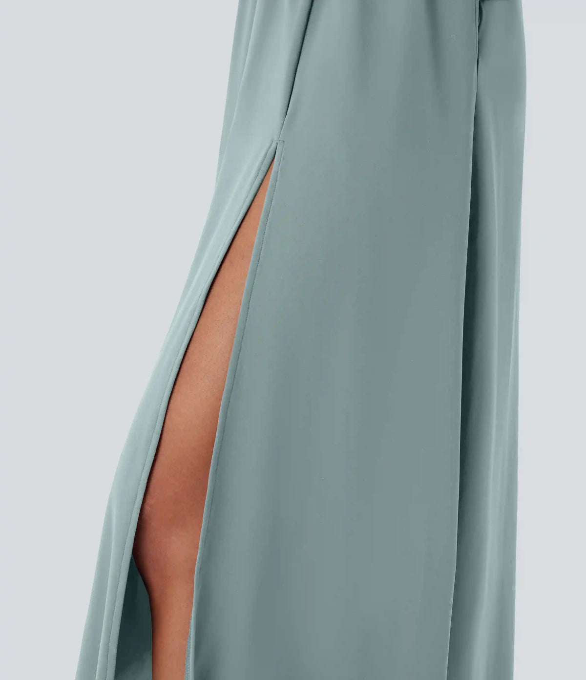 SoftlyZero™ Airy Racerback InstantCool Casual Slip Dress with Pockets DD-F Cups