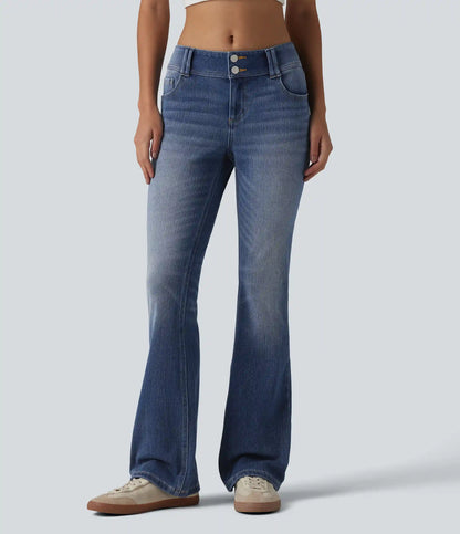 Halara Flex™ Low Rise Casual Bootcut Jeans with Pockets