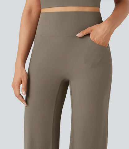 Halara UltraSculpt™ High Waisted Tummy Control Straight Leg Yoga Pants with Pockets