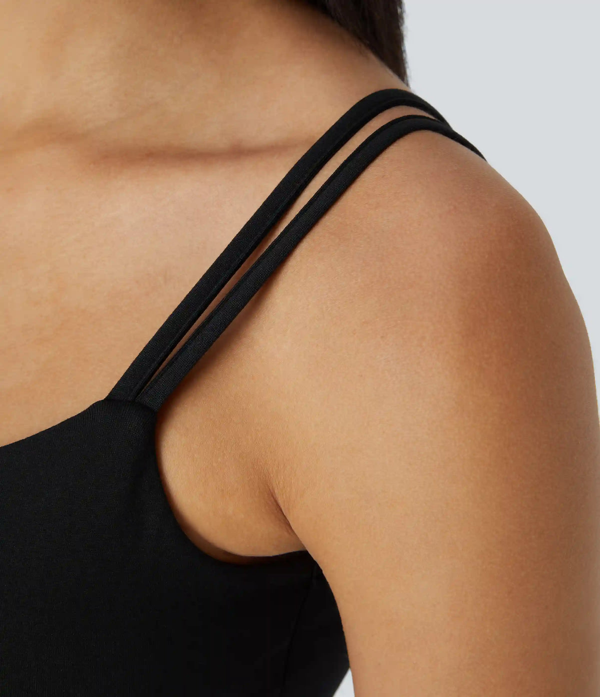 Double Straps Cropped Yoga Tank Top