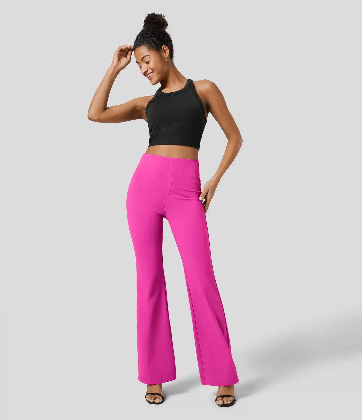 Halara Flex™ High Waisted Back Side Pocket Slight Flare Work Pants