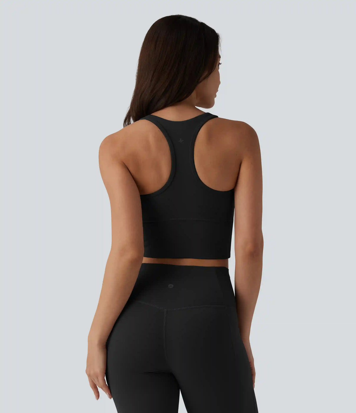 Halara UltraSculpt™ Medium Support V Neck Racerback Cropped Workout Tank Top