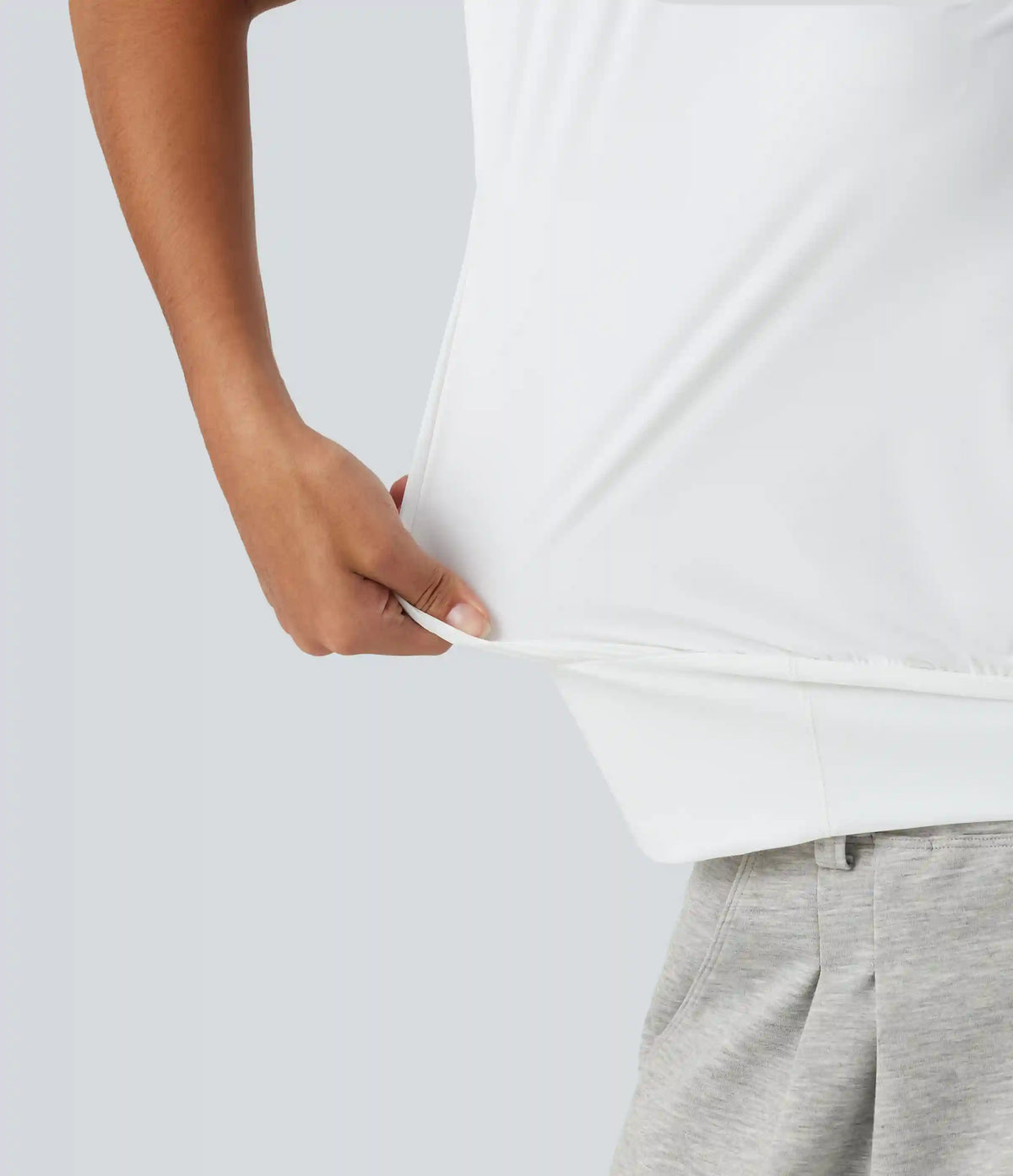 Round Neck Short Sleeve InstantCool Quick Dry Yoga Sports Top
