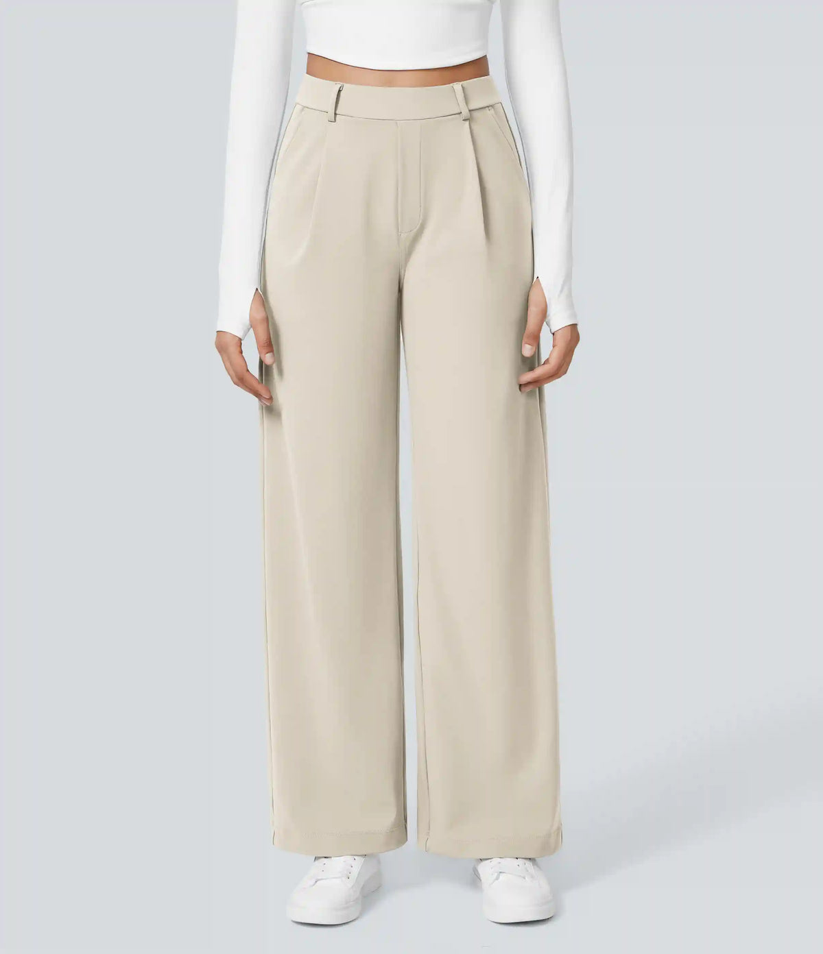 Halara Flex™ DayStretch High Waisted Pocket Straight Leg Work Pants